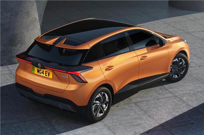 2022 MG 4 electric crossover rear